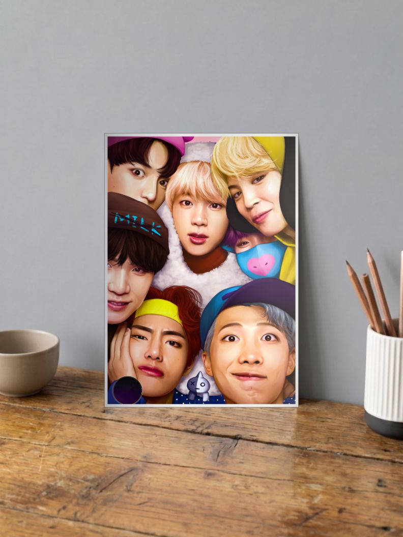 Chart-Topping Phenomenon | BTS | Kpop Poster