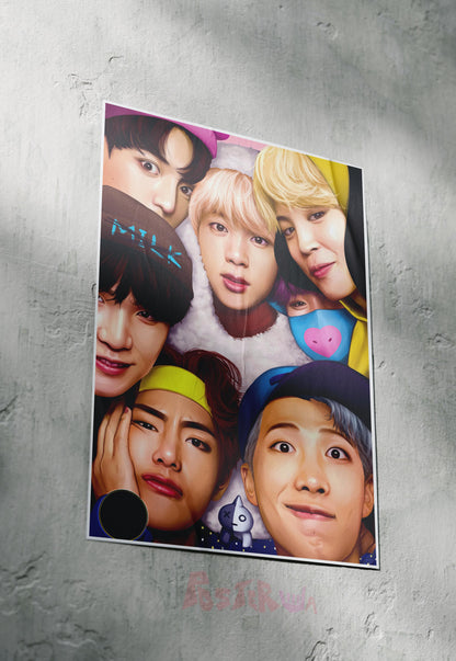 Chart-Topping Phenomenon | BTS | Kpop Poster