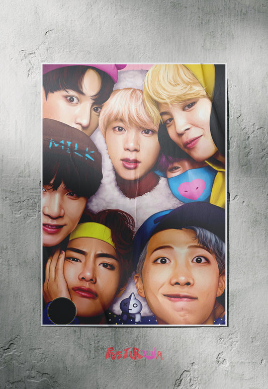 Chart-Topping Phenomenon | BTS | Kpop Poster