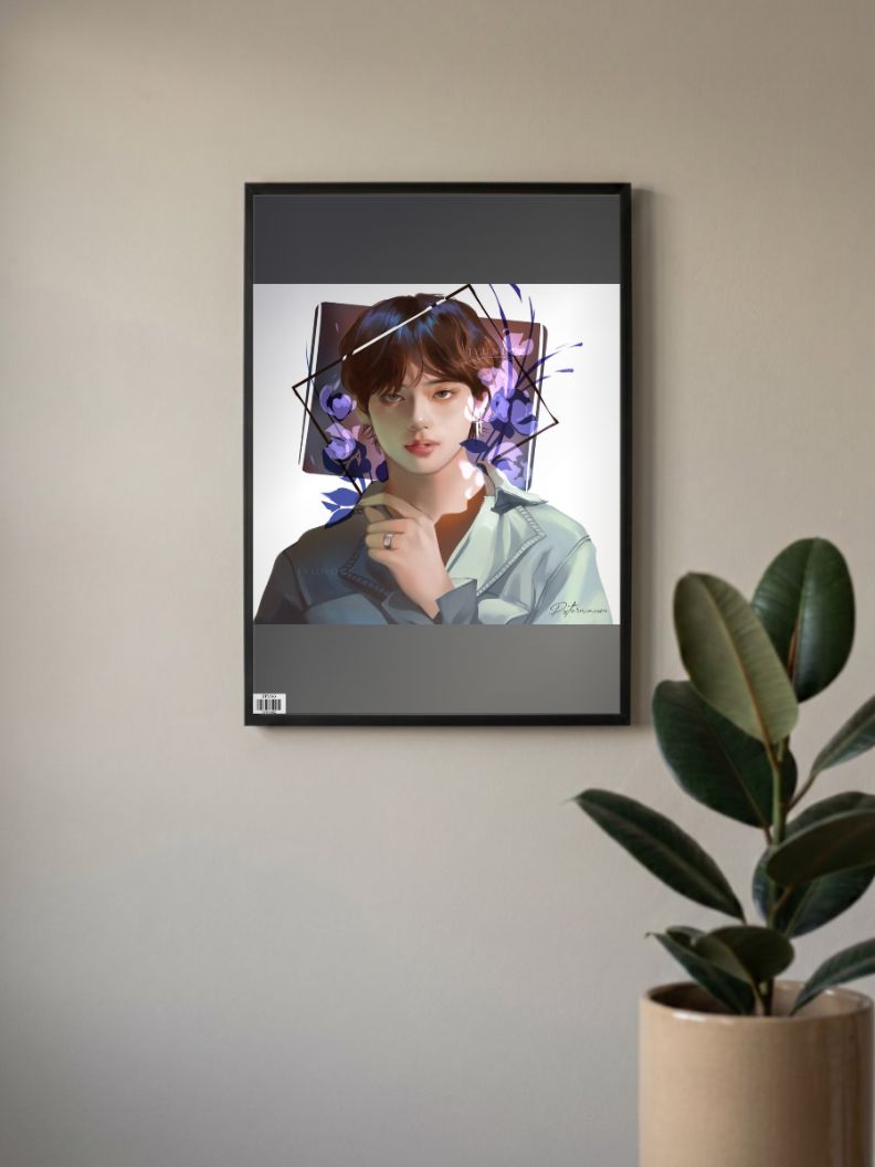 V BTS Art Poster