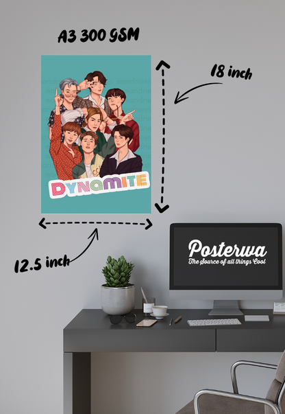 Explosive Groove | BTS | Kpop Poster