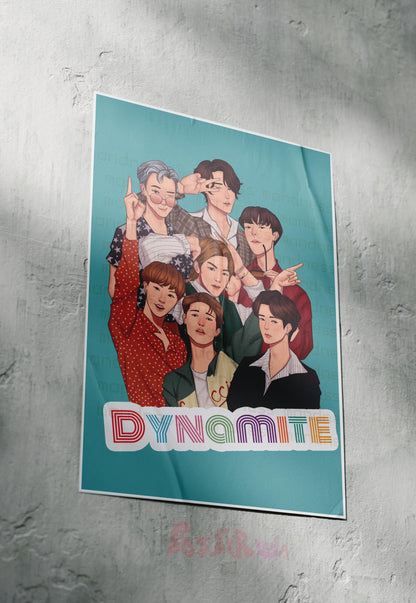 Explosive Groove | BTS | Kpop Poster