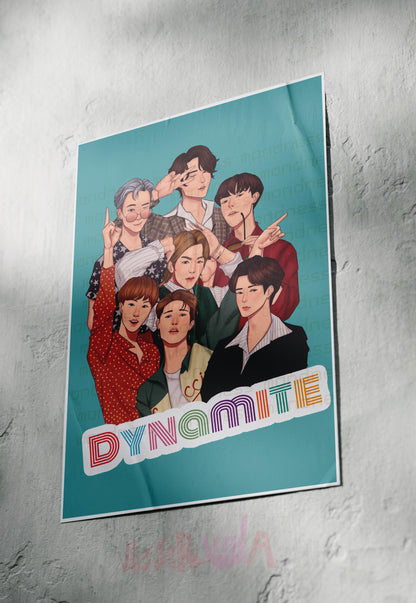 Explosive Groove | BTS | Kpop Poster