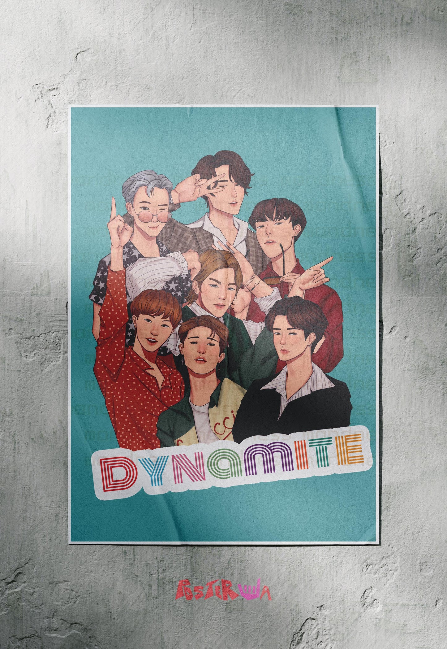 Explosive Groove | BTS | Kpop Poster