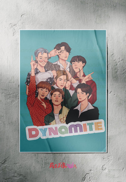 Explosive Groove | BTS | Kpop Poster