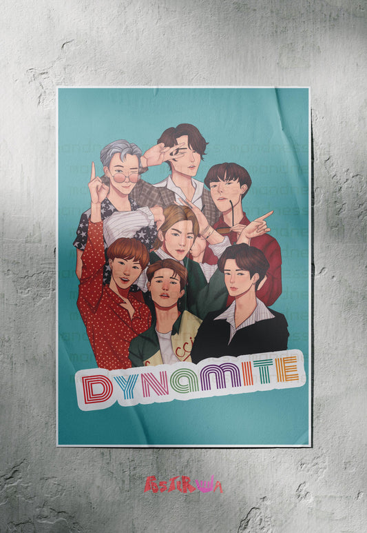 Explosive Groove | BTS | Kpop Poster