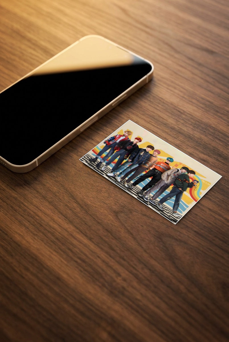BTS Rainbow Street Kpop Poster