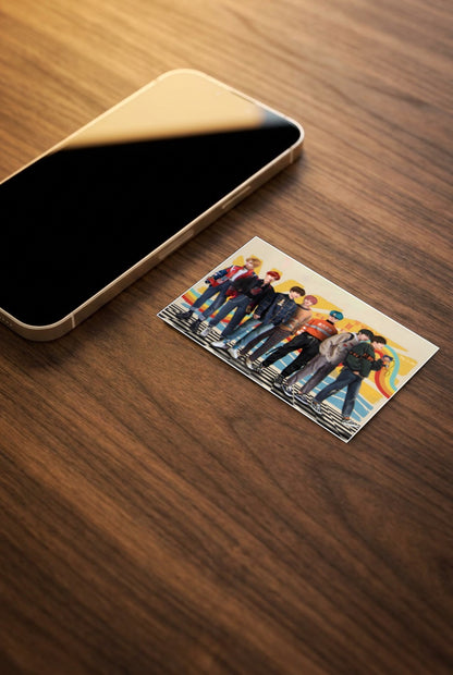 BTS Rainbow Street Kpop Poster