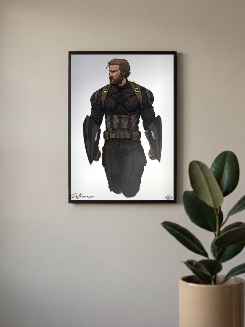 Steven Rogers - Captian America Poster