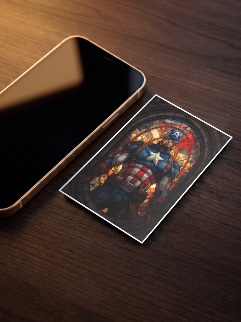 Shielded Valor | Captain America | Comic Book Poster