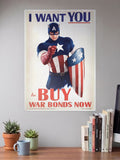 Invest in Victory | Captain America | Marvel Poster