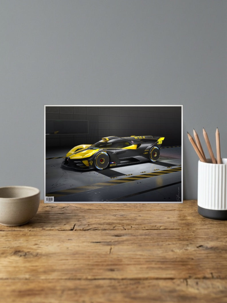 Bugatti Bumblebee Poster