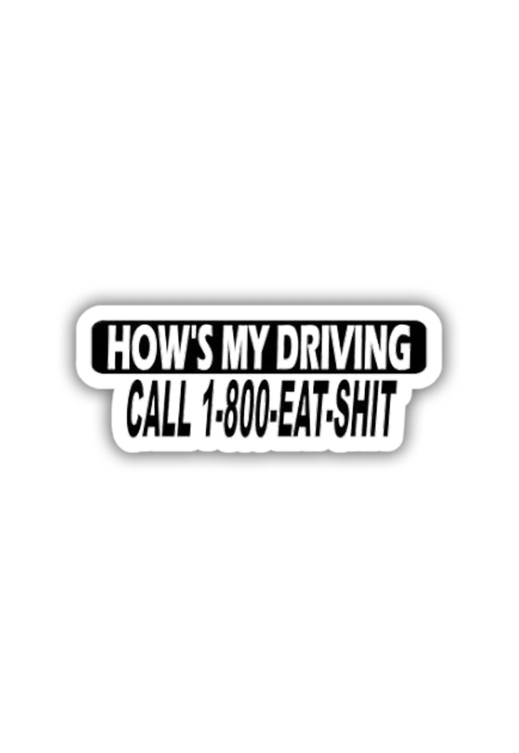 Hows My Driving? Sticker