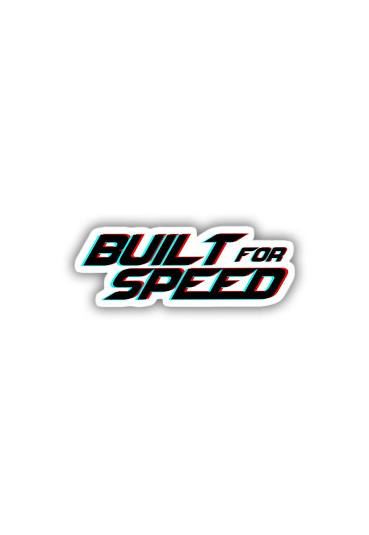 Built for Speed Sticker – Posterwa