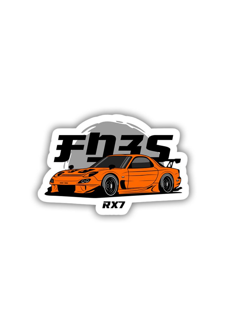 FN35 RX7 Sticker