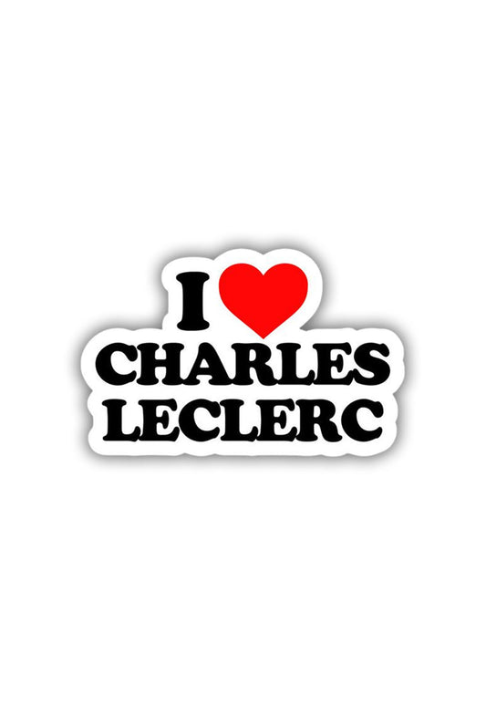 I love Charles Leclerc Sticker