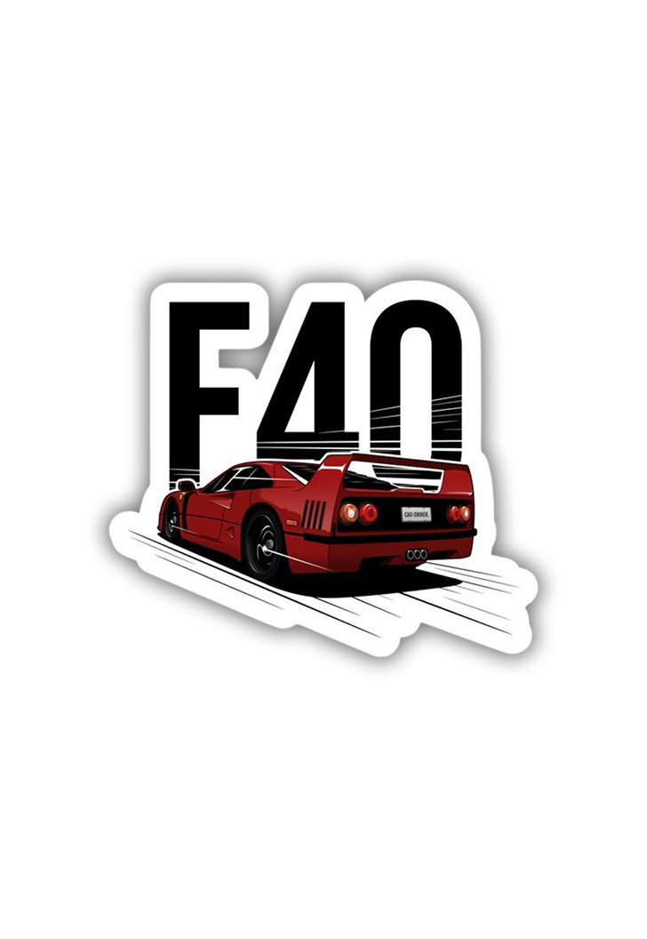 F40 car Sticker