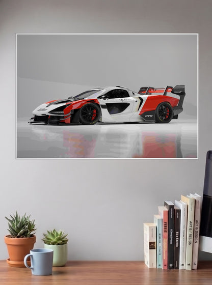 Toyota Supra GT Racer Cars Poster