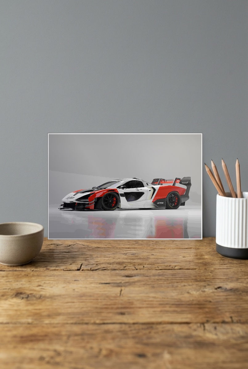 Toyota Supra GT Racer Cars Poster