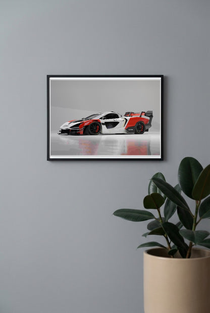 Toyota Supra GT Racer Cars Poster