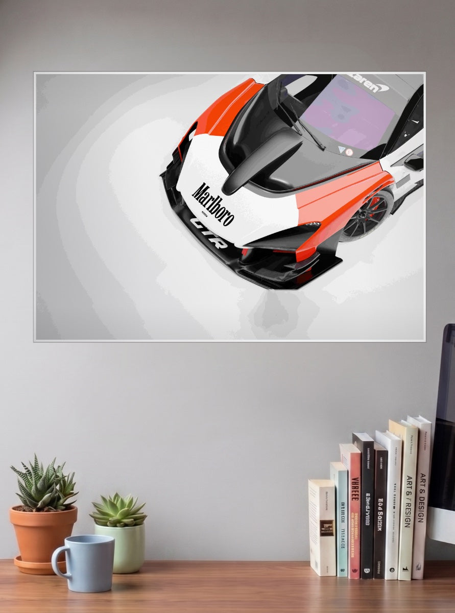 McLaren GTR Livery Cars Poster