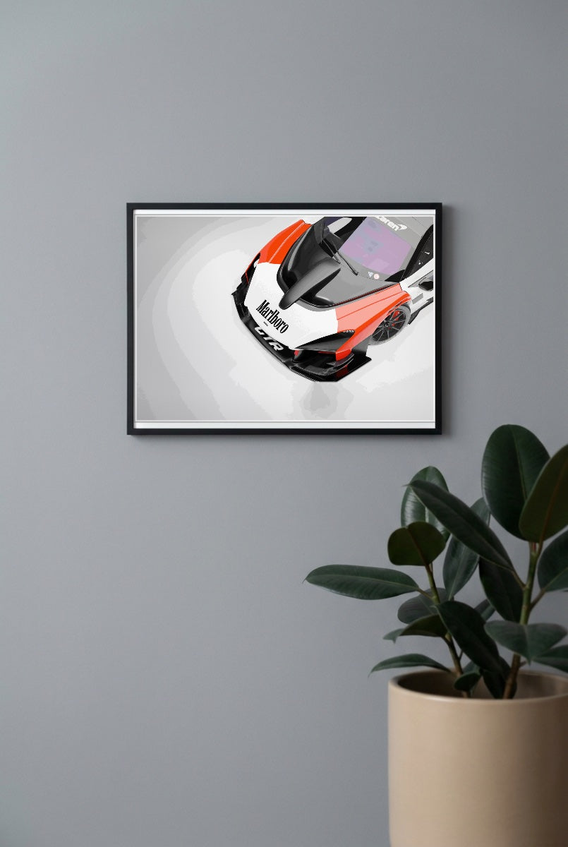 McLaren GTR Livery Cars Poster