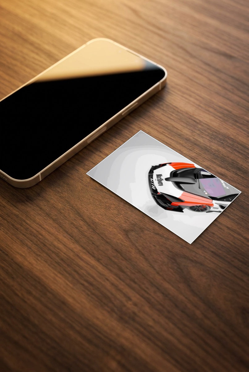 McLaren GTR Livery Cars Poster