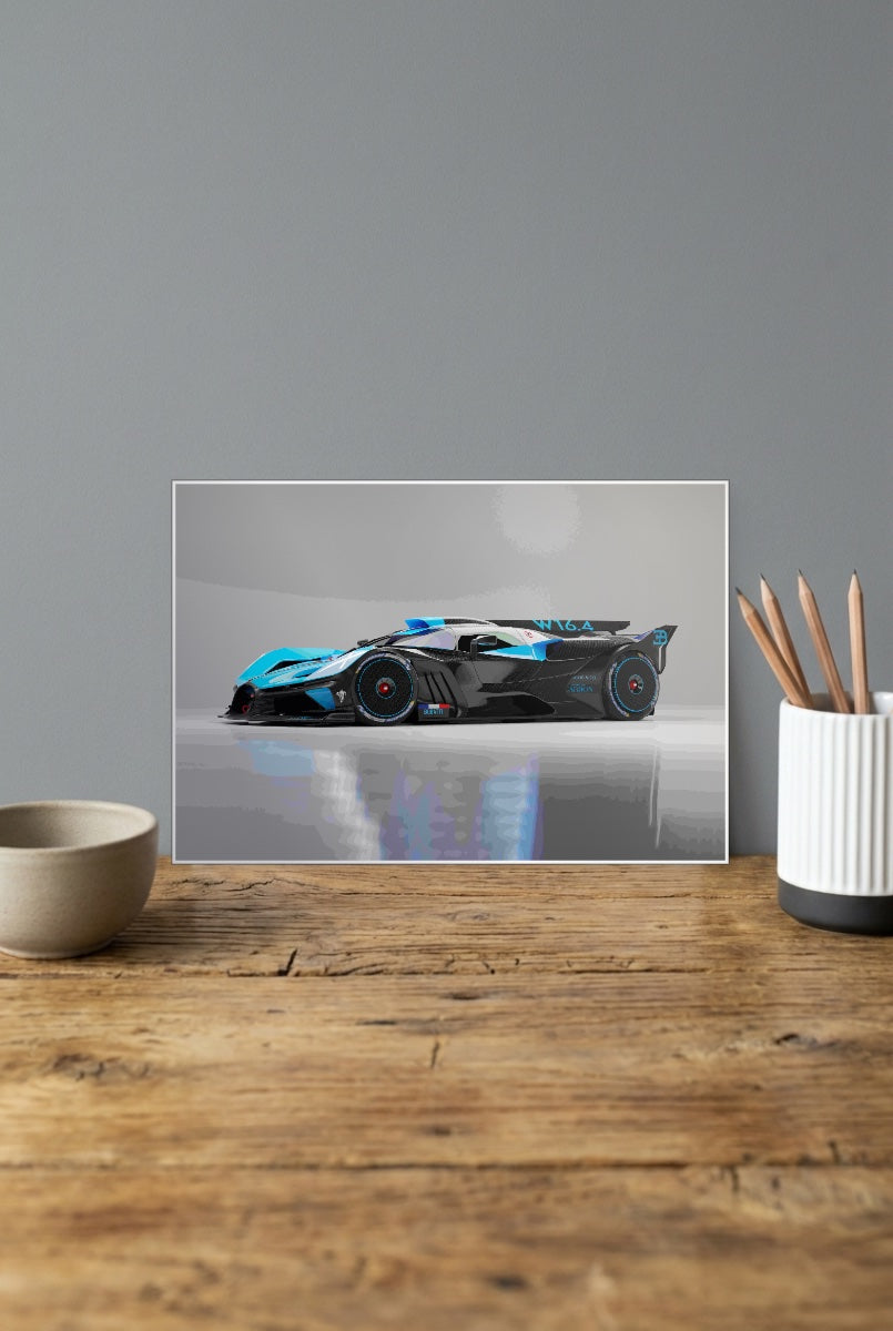 Bugatti Bolide Cars Poster