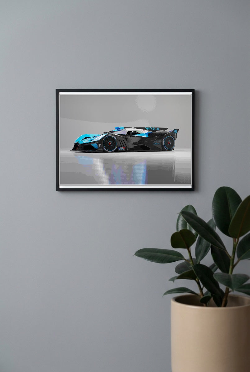 Bugatti Bolide Cars Poster