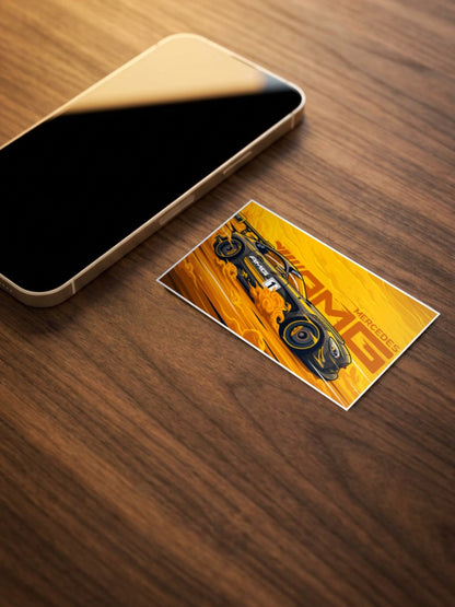 Modern BMW AMG Car Poster