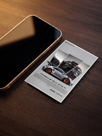 Porsche 911 GT3 RS Chrome Dreams Cars Poster