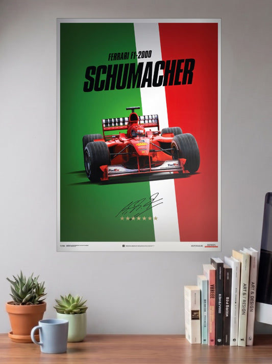 Ferrari F1 Schumacher Cars Poster