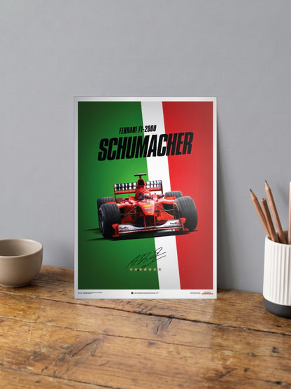 Ferrari F1 Schumacher Cars Poster
