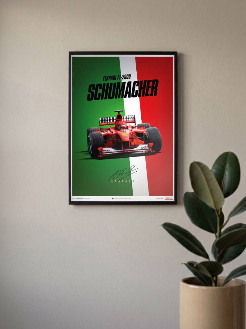 Ferrari F1 Schumacher Cars Poster