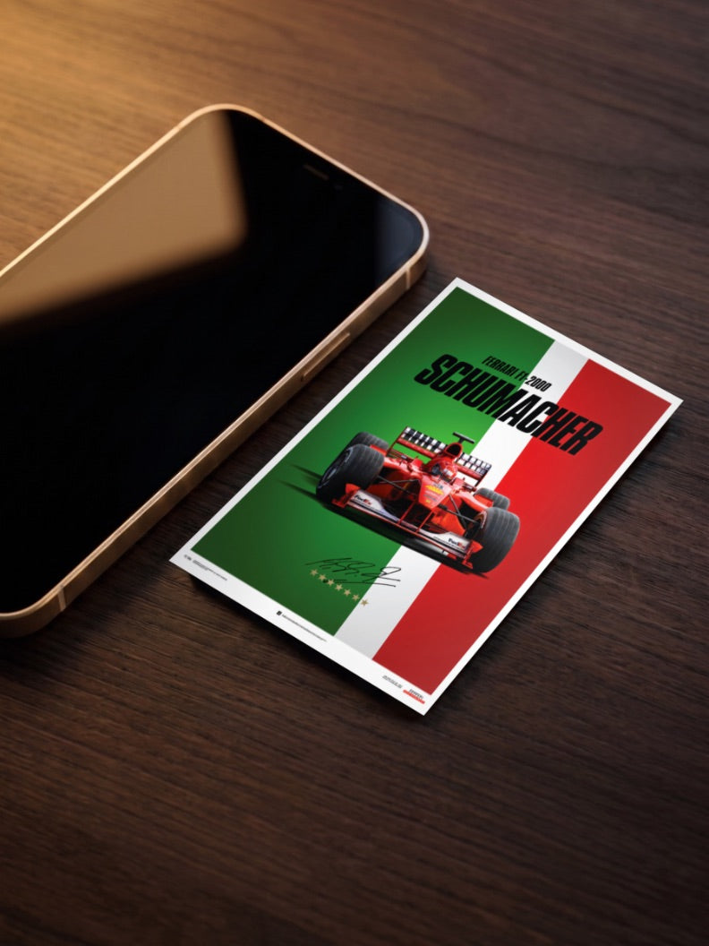 Ferrari F1 Schumacher Cars Poster