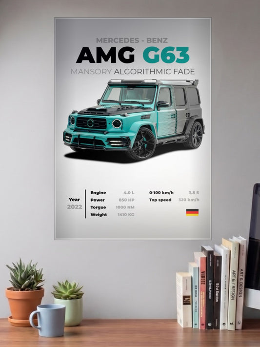 Mercedes AMG G63 Cars Poster