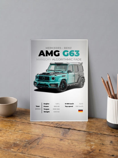 Mercedes AMG G63 Cars Poster