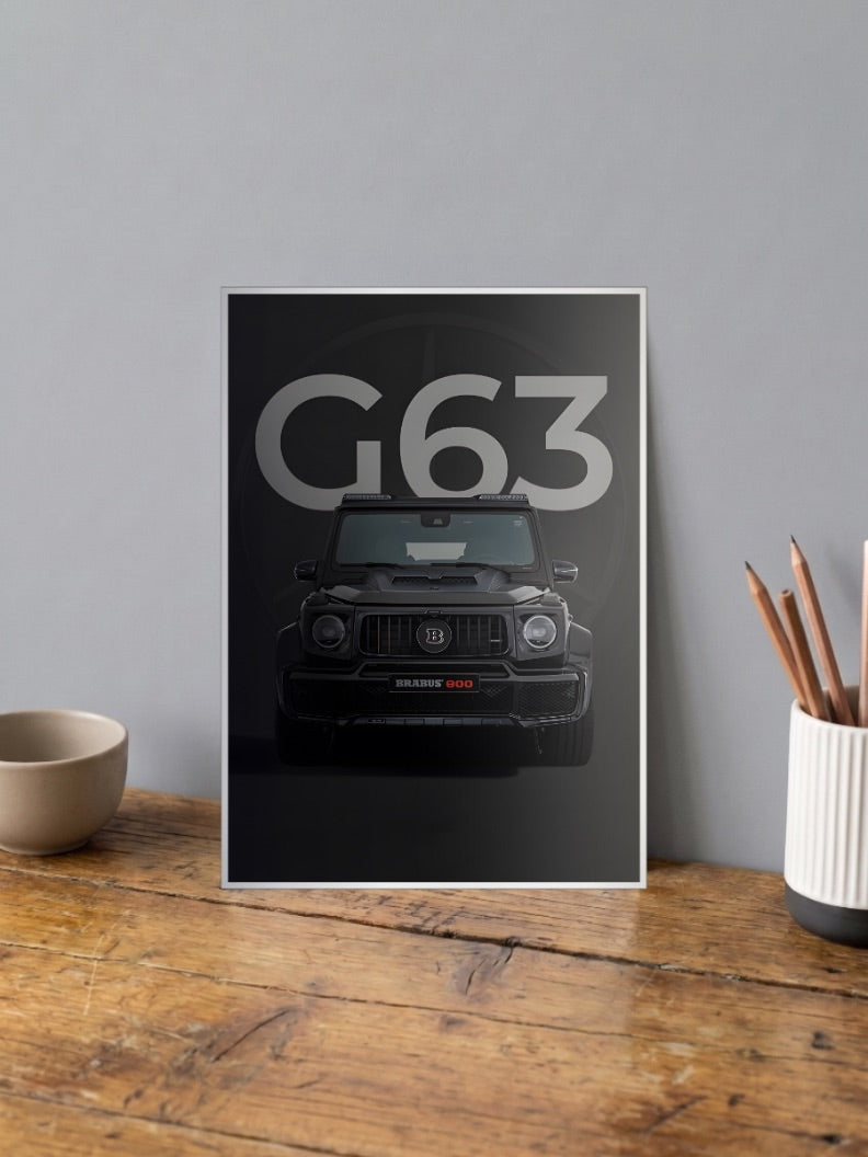 Mercedes G63 Cars Poster