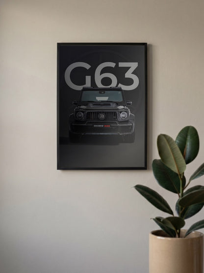 Mercedes G63 Cars Poster