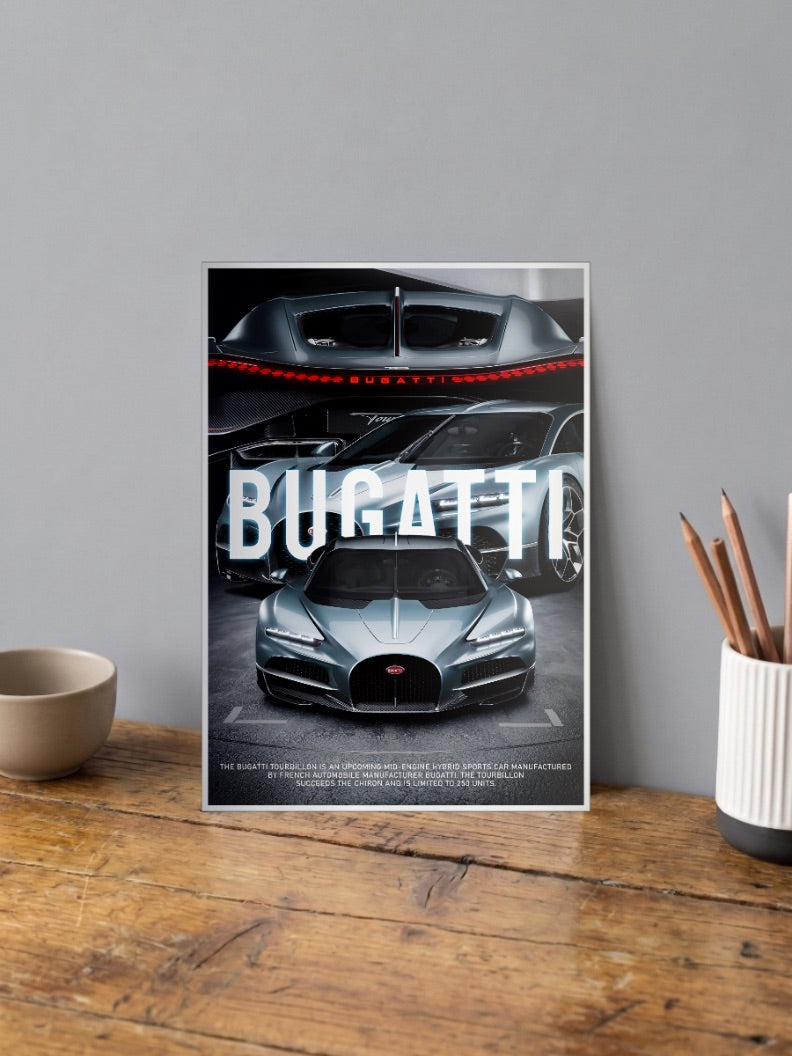 Bugatti Cars Poster