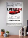 Lamborghini Huracan Cars Poster