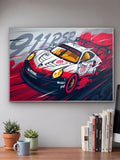 Porsche 911 RSR Car Poster