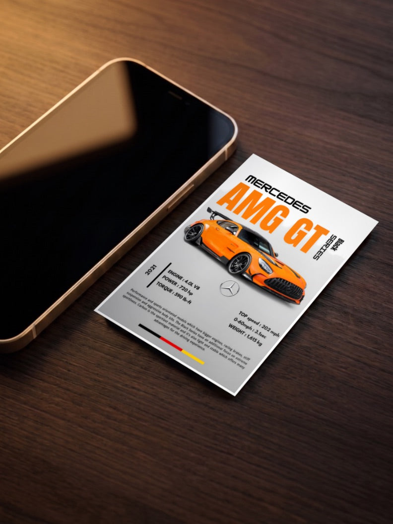 Mercedes AMG GT Black Series Apex Hunter Cars Poster