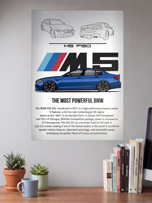 BMW M5 Cars Poster