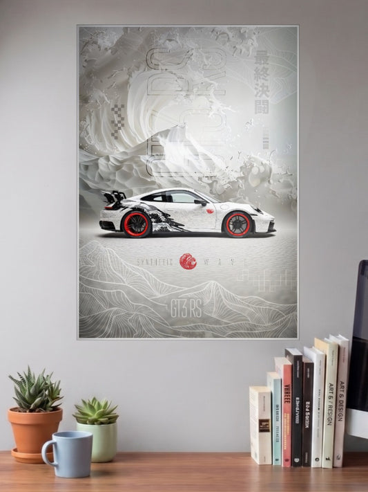Porsche 911 GT Cars Poster