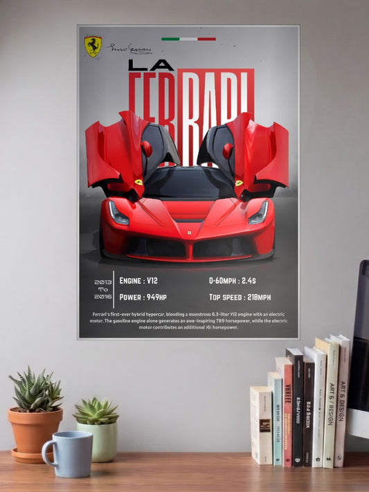 LaFerrari Cars Poster