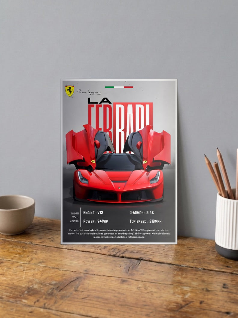 LaFerrari Cars Poster