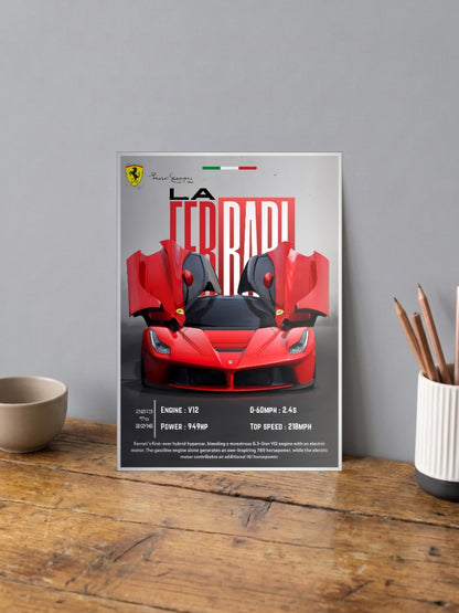 LaFerrari Cars Poster