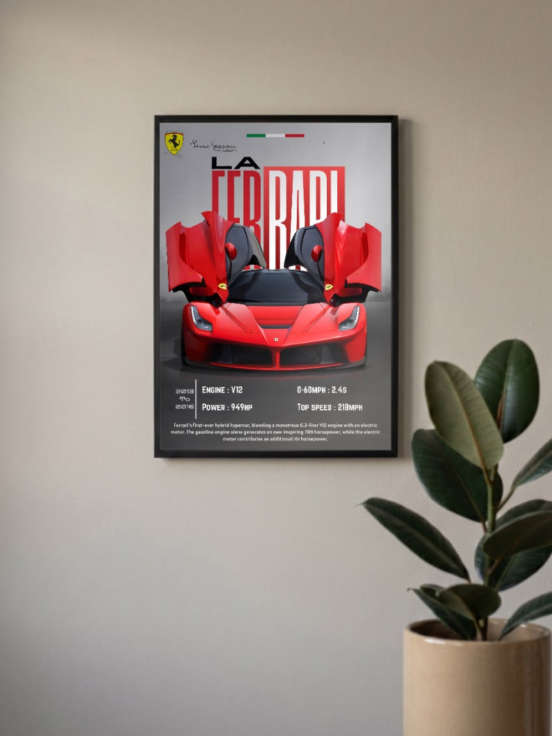 LaFerrari Cars Poster