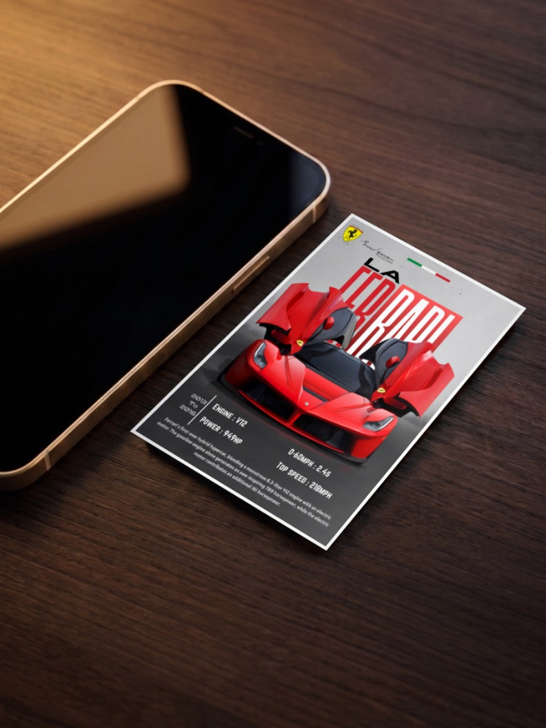 LaFerrari Cars Poster
